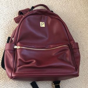 Vegan leather backpack